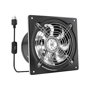 Okryain ���C�� 150mm ���������C�� ���Ԏ�t�`�_�N�g�t�@�� �Ɩ��p �啗�� ���� ON/OFF�X�C�b�`�t�� �_�N�g�p�t�@�� �r�C��p �H��E��Ə��E�q�ɗp (150mm-��)