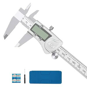 J&T �f�W�^���m�M�X �����x�m�M�X LCD�f�B�X�v���[ 0-300 mm/0-11.8 in ���a���� �O�a���� �[������ IP54�h���h�o �d�r���[�P�[�X�t�� ����H�� �[�����Z�b�g �ώ� �X�e�����X�|�� �H�Ɨp�e�X�g�@