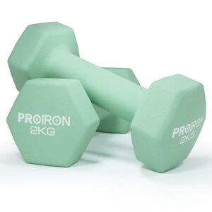 PROIRON �_���x�� �S�A���C 2�Z�b�g 2kg �_���x���Z�b�g �\�t�g�R�[�e�B���O�� �ؗ̓g���[�j���O