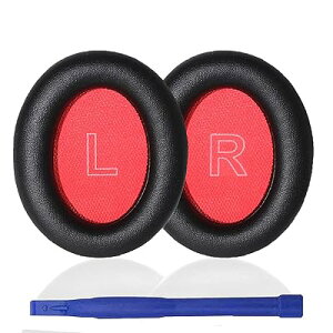 Adhiper Soundcore Life Q10�C���[�p�b�h �����p�w�b�h�t�H���p�b�h �C���[�p�b�h �C���[�N�b�V���� �C���[�}�t Anker Soundcore Life Q10�w�b�h�Z�b�g�ɑΉ��w�b�h�t�H���p�b�h�i Black�j