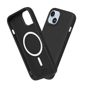 RHINOSHIELD [iPhone 15 Plus] SolidSuit �P�[�X MagSafe�Ή� �Ϗ�? �ČRMIL�K�i �Ռ��z�� �� �w�� �h�~ ���^ �y�� SGS�F�� - �u���b�N