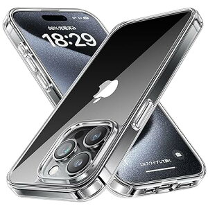 NIMASO �P�[�X iPhone15ProMax�p �N���A �ی�P�[�X ���ϖh�~ �ϏՌ� �ČRMIL�K�i SGS�F�� PC�w�� �����h�~ ���^ �o���p�[ ���C�����X�[�d�Ή� �X�g���b�v�z�[���t�� �A�C�t�H��15�v���}�b�N�X�Ή�