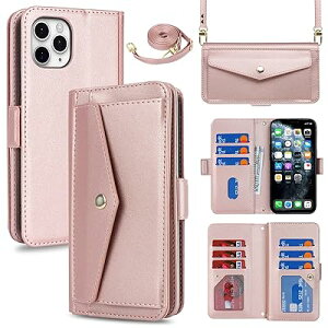 Eastwave for iPhone 11 Pro Max �P�[�X �V�����_�[ �N���X�{�f�B�A�C�t�H�� 11promax ���ߋ� ������ ��|�� �΂ߊ|�� �J�[�h�P�[�X 11 Pro Max for iPhone �蒠�^ Case ���z�^ �J�[�h��