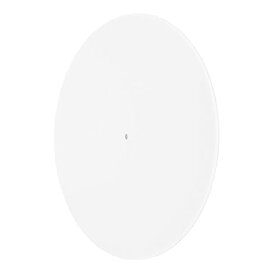 レコードスリップマット ターンテーブルマット 静電気塵ノイズを軽減 アクリル素材 音質向上 美しいターンテーブルマット 12インチレコードプレーヤー用 (明るい白色)