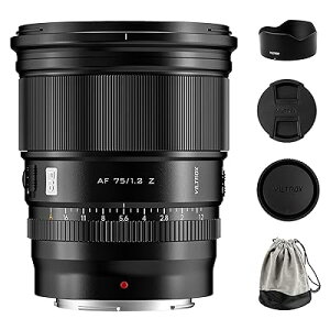 VILTROX AF 75mm F1.2 PRO Z �J���������Y ���L�pf/1.2 ����a APS-C �I�[�g�t�H�[�J�X ��AF�Ή� �_�炩���{�P�� �j�R��Z�}�E���g�J���� Z9�AZ8�AZ7�AZ6�AZ5�AZ50�AZ30�AZFC�ȂǂɑΉ�