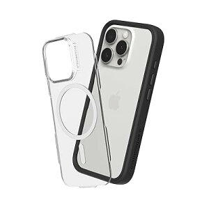 RHINOSHIELD [iPhone 16 Pro] MagSafe�Ή� Mod NX �P�[�X �Ϗ�? �ČRMIL�K�i �Ռ��z�� �� �w�� �h�~ ���^ �y�� - �u���b�N