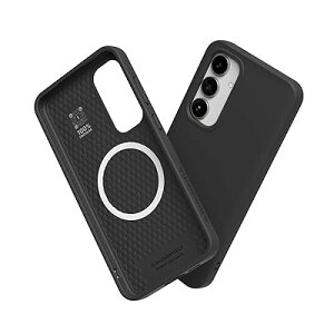 RHINOSHIELD [Galaxy S24 FE] SolidSuit �P�[�X MagSafe�Ή� �Ϗ�? �ČRMIL�K�i �Ռ��z�� �� �w�� �h�~ ���^ �y�� SGS�F�� - �u���b�N
