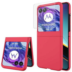Miimall �Ή� Motorola Razr 2024 50/2025 60 �ϏՌ� �P�[�X �}�b�g ��ʕی� �Ռ��z�� �y�� ���^ �q���W �g�уP�[�X ���g���[�� Razr 50s �X�}�z�P�[�X �V���v�� �w��h�~ �C�菝�h�~ ���E�ȒP �����h