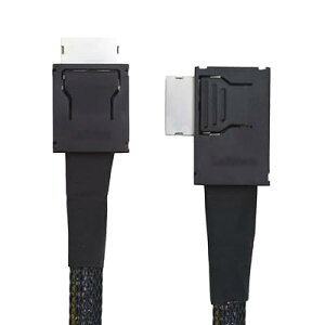 xiwai ���p�x 90�x�R�l�N�^ �f���A���V�[���h OcuLink PCIe 4.0 PCI-Express SFF-8611 4i �I�X - SFF-8611 �I�X �f�[�^�A�N�e�B�u�P�[�u�� �O�� eGPU SSD �p 50cm