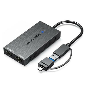 WAVLINK USB 3.1/USB C - �f���A��HDMI�A�_�v�^�[�AHDMI �ϊ��A�_�v�^�ADisplayLink �f���A��4K@60Hz�f�B�X�v���C�o�́ADell HP Surface Lenovo�p�AWindows�����M1/M2/M3