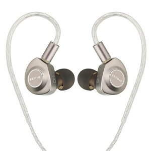 HiFiGo Kefine Delci AE 10mm �_�C�i�~�b�N �h���C�o�[ IEM �C���z���A�����Ńp���t���ȃT�E���h�� HiFi �C���C���[ ���j�^�[ �C���z�� (4.4mm)