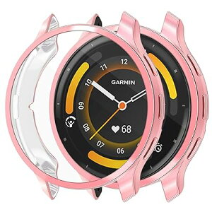 TOORQR For GARMIN Venu 3�Ή� �P�[�X �K�[�~��Venu 3 �g�E�H�b�`�P�[�X ��̌^ �ϏՌ� TPU�f�ޒ����^ ���h�~ �S�ʕی� �w��h�~ ��U�h�~ �����x �����ߗ� venu 3 �p �J�o�[ 45mm�i�s���N�j