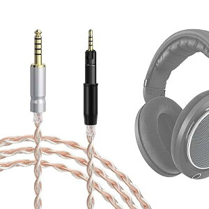 Geekria Apollo 6N �P�������\�ʂɋ⃁�b�L �A�b�v�O���[�h �P�[�u�� �[���n�C�U�[ Sennheiser HD620S HD599 HD550 HD505 �� �w�b�h�z�� �Ή� �o�����X���C�� 4�c (4.4mm�v���O 120cm)