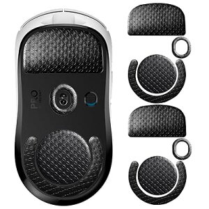 IMMOENUC - �}�E�X�\�[�� Logicool G Pro X Superlight �Ή� 2���Z�b�g�A���ϋv���A�ᖀ�C�A����Ȗ�l�݌v�A���^�A�}�E�X�r�������p�A���萫�\����(�u���b�N)