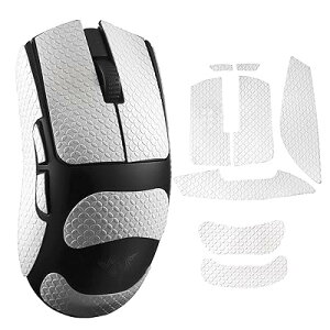 IMMOENUC �}�E�X�O���b�v �e�[�v Razer Viper V3 Pro �Ή� �}�E�X �A���`�X���b�v�e�[�v PVC�f�ރV�[�����̊��z���E����~�� Viper V3 Pro SE���f���ɑΉ� (�z���C�g)