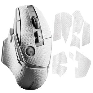 IMMOENUC �}�E�X�O���b�v �e�[�v �� Logicool G502 X Plus & G502 X Lightspeed �ɓK�����܂� ����~�߃O���b�v�e�[�v �}�E�X�A���`�X���b�v�e�[�v�J�b�g��(�z���C�g)