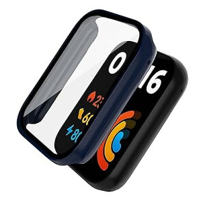 TOORQR For Xiaomi Mi Band 8 Pro�P�[�X �ی�J�o�[ �X�}�[�g�E�H�b�`�P�[�XPC�f�� �����K���X ��̌^ �������� �ϏՌ� �S�ʕی� �E���ȒP �y�� �V���I�~xiaomi smart band 8 pro �P�[�X�i�u���[�j