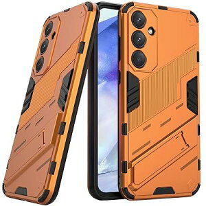Galaxy A55 5G �P�[�X sc-53e scg27 �Ή� ���^ �y�� �X�^���h�@�\ �J�����ی� �w��h�~ ����~�� �J�o�[ (�I�����W, Galaxy A55 5G)