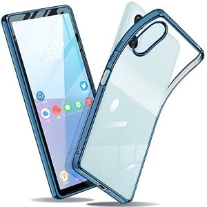 Montue �Ή� Xperia 10 VI �P�[�X �N���A SO-52E �X�}�z�P�[�X SOG14 �J�o�[ �Ռ��z�� XQ-ES44 ���^ TPU �y�� �Ռ��z�� �X�g���b�v�z�[���t�� �S�ʂ̕ی� �i�u���[�j