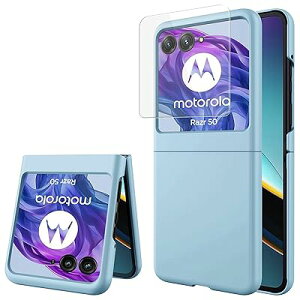Miimall �Ή� Motorola Razr 50/2025 60 �J�o�[�P�[�X ���^ �ϏՌ� �t���ی�t�B�����t�� �q���W�ی� ���g���[�� Razr 50s �P�[�X �Ռ��z�� ��ʕی� �C�菝�h�~ �S�ʕی� Moto Razr 2024 �g�уP
