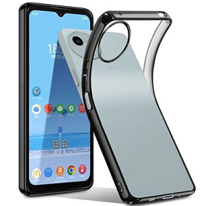 AQUOS wish4 �P�[�X �N���A ���� TPU ���^ �y�� �ϏՌ� SH-52E ���b�L���H �\�t�g �l�C �ی�J�o�[ (�u���b�N)