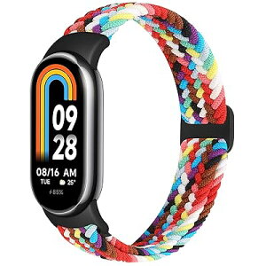 [enkic] �҂ݍ��ݎ��v�X�g���b�v�R���p�`�u�� Xiaomi band 8/Xiaomi band 9 �ւ��o���h mi band 9 �����o���h �L�k�� �\�����[�v �ґg �_�炩�� �ʋC �����Y ���f�B�[�X �X�|�[�c �h�� �X�g���b�v �����x