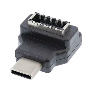 CY �A�_�v�^�[ Type-C USB-C �I�X - Type-E USB 3.1 �t�����g�p�l���w�b�_�[���X�}�U�[�{�[�h�g���f�[�^�A�_�v�^�[ 90 �x�p�x