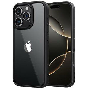 NIMASO iPhone16Pro�p�P�[�X �N���A ���ϖh�~ �ϏՌ� �ČRMIL�K�i SGS�F�� PC�w�� ��Phone16Pro�Ή� �����h�~ �����^ �y�� ���C�����X�[�d�Ή� �X�g���b�v�z�[���t�� �A�C�t�H��16�v���Ή� �i6.3�C���`