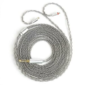 �yKBEAR ST12Plus�zYinyoo 2PIN 4.4mm���P�[�u�� 2���[�g�� 8�{14�c�⃁�b�L Litz 22 AWG�W���Ő��Y 4.4mm�C���z���A�b�v�O���[�h�P�[�u�� �C���t�H�������P�[�u�� KZ KBEAR �C���z���K�p ZSTX