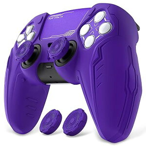 PlayVital ps5�R���g���[���[�Ή��p�O���b�v�J�o�[�Aps5�Ή��p�v���~�A���V���R���J�o�[�Aps5�Ή��p�T�C�o�[���J�f�U�C���ی�J�o�[�A�J�o�[�t�����܂�ps5�����[�d�h�b�N�Ή����܂�-�p�[�v��