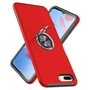 WACJOSD �Ή� iphone 8 plus / 7 plus �p�� �P�[�X �����O �ϏՌ� �ČRMIL�K�i�擾 TPU+PC �Ռ��z�� �J�o�[ �����Y�ی� �����O�� �w��h�~ 360°��] �ԍڃz���_�[�Ή� �X�^���h�@�\ �h�o ���^ �����h�~
