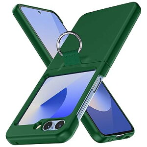 Galaxy Z Flip6 �p �P�[�X �����O �ϏՌ� PC ���^ Z Flip6 �p �P�[�X ������� �J�����ی� �y��Z Flip6 �J�o�[ �炳�甧�G�� �t�B�b ���E�ȒP �w��h�~ �y�� ���^ �C�菝�h�~ �[��C90-zflip6-03