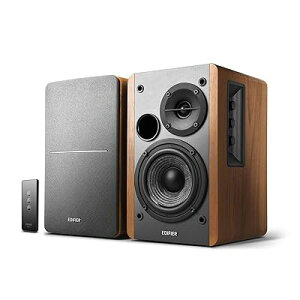 Edifier R1280T �A�N�e�B�u�u�b�N�V�F���t�X�s�[�J�[ ��i�o�� 42W 2 �E�F�C �����A���v �m�u/�����R�������� �f���A�� RCA ���� PC/PS5/TV/�^�[���e�[�u���Ή� �ؖڒ� MDF ➑�