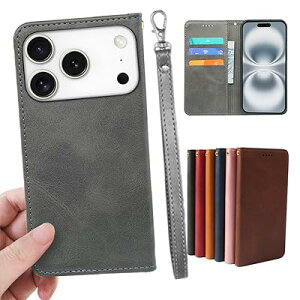 GOKIGIOD �K�p iPhone 17 pro max �P�[�X �蒠�^ PU���U�[ �X�g���b�v ���� �J�[�h���[ �X�^���h�@�\ �ϏՌ� �A�C�t�H��17�v���}�b�N�X �X�}�z�P�[�X �蒠 ��phone17promax case �J�o�[ ���z�^ �����}