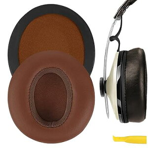 Geekria �C���[�p�b�h�݊��� �p�b�h �[���n�C�U�[ Sennheiser Momentum Over-Ear �w�b�h�z���ɑΉ� �p�b�h �C���[/�C���[�J�b�v (�v���e�C�����U�[/�u���E��)