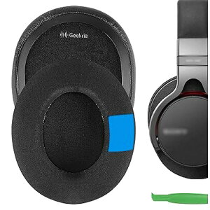 Geekria �C���[�p�b�h Sport �݊��� �p�b�h �\�j�[ Sony MDR-1ABT/ 1RBT/ 1RNC �w�b�h�z���ɑΉ� �p�b�h �C���[/�C���[�J�b�v (��p�W�F��/�u���b�N)