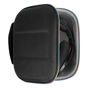 Geekria �P�[�X Shield �w�b�h�z���P�[�X �݊��� �n�[�h�P�[�X ���s�p �n�[�h�V�F���P�[�X �[���n�C�U�[ Sennheiser HD 660s, HD 650, HD 599, HD 598CS �ɑΉ� ���[�|�[�`�t�� (�u���b�N)