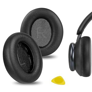 Geekria �C���[�p�b�h�݊��� �p�b�h �A���J�[ Anker Soundcores Life Q45, Space Q45 �w�b�h�z���ɑΉ� �p�b�h �C���[/�C���[�J�b�v (�v���e�C�����U�[/�u���b�N)