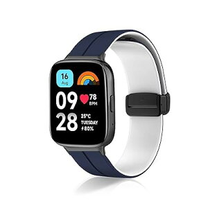 [ReHowy] �o���h Xiaomi Redmi Watch 3 Active �Ή� �V���R���� �e�͐� �����o���h ���C �o�b�N���t�� �T�C�Y���߉\ �����x���g �R���p�`�u�� Xiaomi Redmi Watch 3 Active �o���h �u��