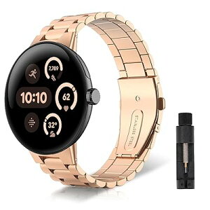 [ReHowy] Google Pixel Watch 4/3 45MM �Ή� �����o���h �r�W�l�X�� �X�e�����X�� �s�N�Z���E�H�b�`4 45mm �����x���g �T�C�Y���߉\ �����H��t�� �ւ��x���g �R���p�`�u�� Google Pixel Watc