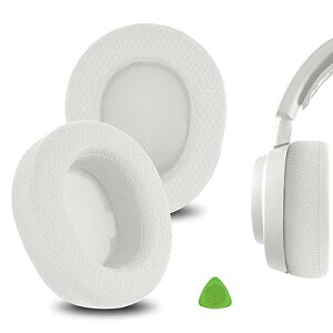 Geekria �C���[�p�b�h Comfort �݊��� �p�b�h �X�e�B�[���V���[�Y SteelSeries Arctis Nova Pro Wireless, Nova Elite �w�b�h�z���ɑΉ� �p�b�h �C���[/�C���[�J�b�v ���b�V���t�@�u���b�N