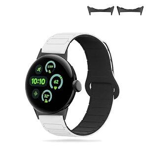 [HUKWIMO] Google Pixel Watch 4 45mm �o���h �Ή� �����x���g �X�}�[�g�E�H�b�` ���C �o�b�N���t�� �X�e�����X�������o���h �t�@�b�V���� �L�k ��� �T�C�Y�����\ �j�����p �אg �i�z���C�g�j