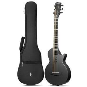 Enya Nova Go Mini �A�R�[�X�e�B�b�N�M�^�[�E�J�[�{����̐��^1/4�T�C�Y�~�j�M�^�[���S�҃L�b�g�A�M�^�[�P�[�X�t���i�u���b�NBlack�j