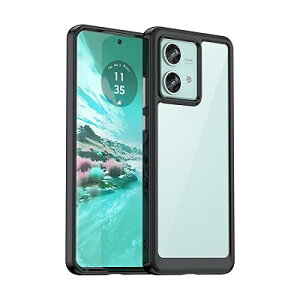 Motorola edge 40 neo �p �P�[�X�N���A �ϏՌ� ���^ �ČRMIL�K�i�擾 �w��h�~ TPU�o���p�[+�w��PC moto edge 40 neo �J�o�[ �����Y�ی� ����h�~ �X�g���b�v�z�[���t�� ���ϖh�~ ����h�~ �g�уJ�o�[ ��