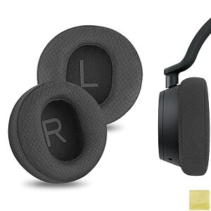 Geekria �C���[�p�b�h Comfort �݊��� �p�b�h �}�C�N���\�t�g Microsoft Surface GEN I/GEN II �w�b�h�z���ɑΉ� �p�b�h �C���[/�C���[�J�b�v ���b�V���t�@�u���b�N (��)