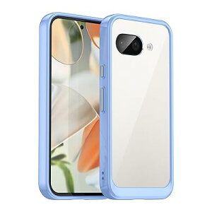 DUTZNZ �Ή� Google Pixel 9a �p�� �P�[�X �N���A �ϏՌ� ���^ �ČRMIL�K�i�擾 �w��h�~ TPU�o���p�[+�w��PC Pixel 9a �J�o�[ �����Y�ی� ����h�~ �X�g���b�v�z�[���t�� ���ϖh�~ ����h�~ �g�уJ�o�[ 