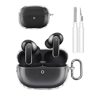 YEZHU for Huawei FreeBuds Pro 5 �P�[�X �J�o�[ TPU�f�ސ����C�����X �C���[�z�� �p TPU���[�P�[�X �֗� ���s �y�� �S�ʕی�J�o�[ �L�Y�h�~ �h�o �h�k �y�ʏ��^ �ی�P�[�X �����h�~ �j�����p(�N���A)