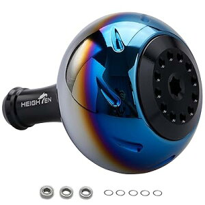 HEIGHTEN 45mm �p���[ ���[�� �n���h�� �m�u 4�F �V�}�m(Shimano) B�^�C�v �_�C��(Daiwa) L�T�C�Y �ʗp Aurora Series (�u���b�N) (726)