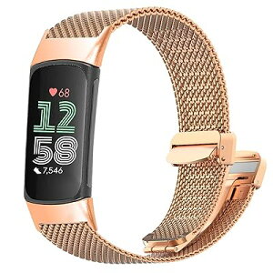 �����x���gFor Fitbit Charge 6 �Ή� �����o���h ������ �x���g For Charge 6��p�o���h �X�`�[�����b�V�� �}�O�l�b�g���N���X�v (���[�Y�S�[���h)