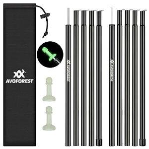 �^�[�v�|�[�� AVOFOREST �X�`�[���� �e���g�|�[�� ���a16MM ����189CM 2�{�Z�b�g 5�{�A�� �R���p�N�g���[ �����^�ѕ֗� ���[�o�b�O�t�� �e���g �^�[�v �A�E�g�h�A �L�����v�p�i